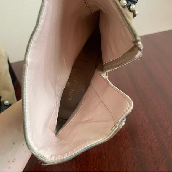 Kate Spade Orton Suede Pearl Coquette Ankle Boot - Picture 11 of 11